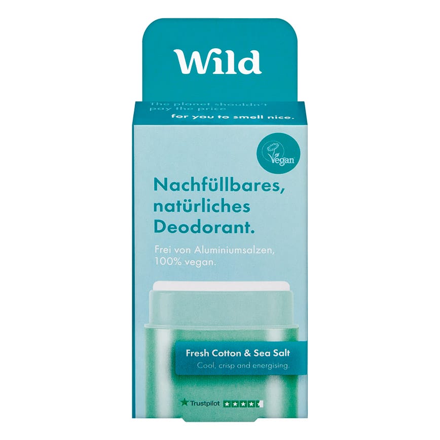 Wild Deo Starter Case Aqua & Fresh Cotton, 40 g