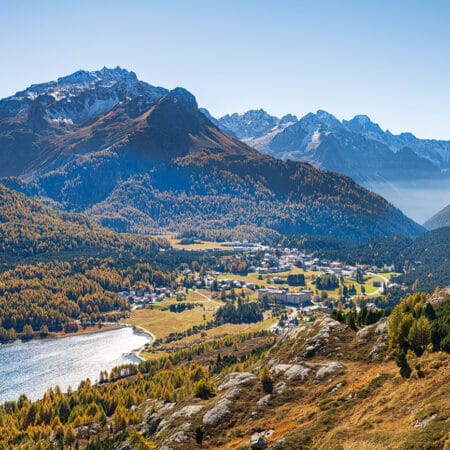 direction la montagne